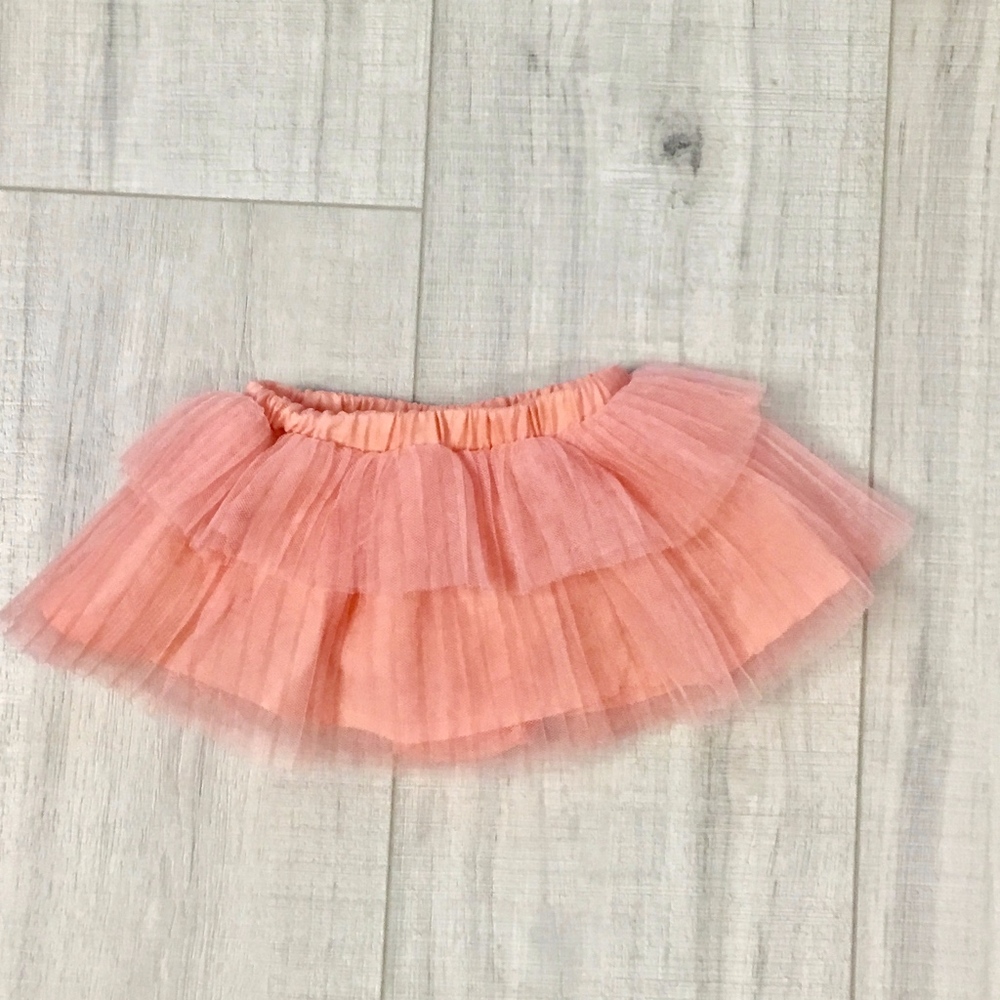✨Macy's peach (coral) tutu skirt
